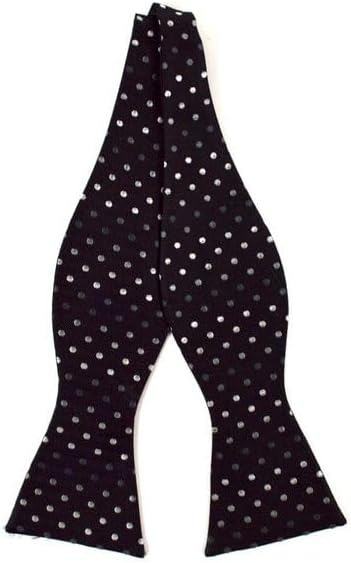 Bowties ブラック マルチカラー ドット 水玉 蝶ネクタイ ボウタイ