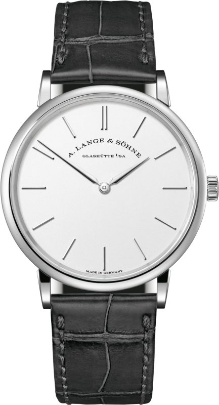 A.ランゲ&ゾーネ(A. Lange & Söhne) サクソニア・フラッハ ホワイトゴールド 750 201.027