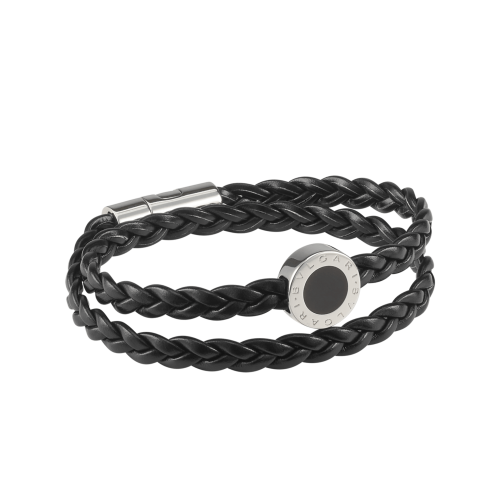 ブルガリ(BVLGARI) ブルガリ・ブルガリ マン レザーブレスレット