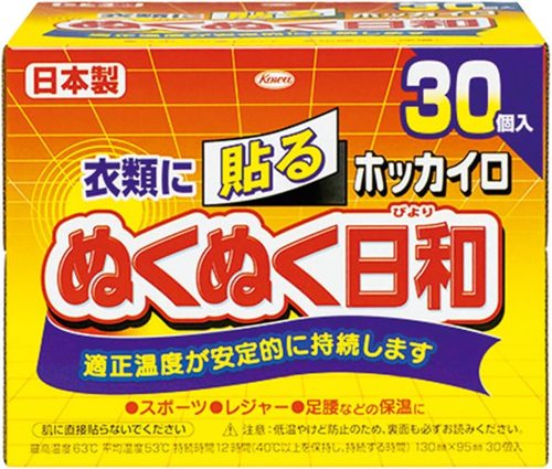興和(KOWA) ホッカイロ ぬくぬく日和 貼るタイプ レギュラー 30個入