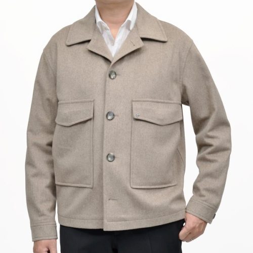 タリアトーレ(TAGLIATORE) ADIBアディブ LoroPianaウールフランネルショートブルゾン