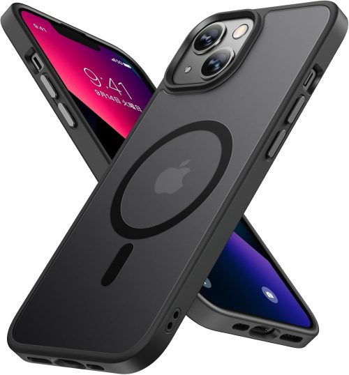Miracase iPhone 13 ケース 901PCMIP13BLK-JP1