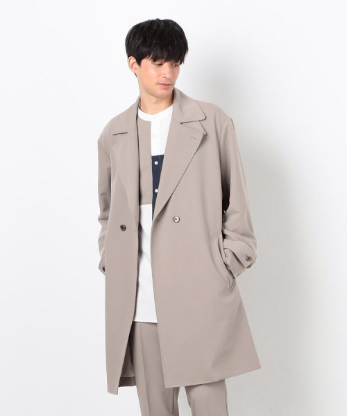 コムサイズム(COMME CA ISM) ウールライク 2WAY トレンチコート
