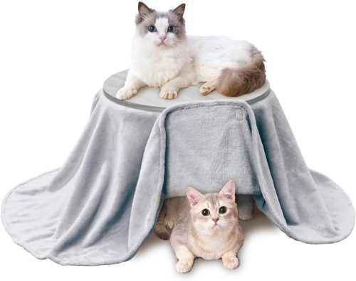 ペティオ(Petio) 猫用 猫のためのくつろぎ木目こたつ ヒーターレスタイプ W28001