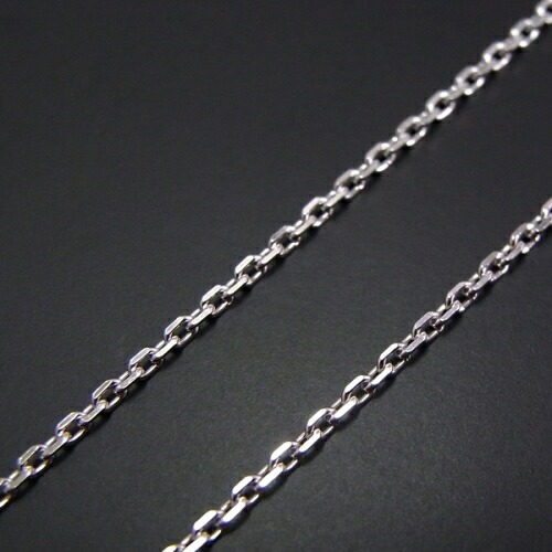 シンパシーオブソウル(SYMPATHY OF SOUL) Silver Square Cable Chain 1.6mm Hook
