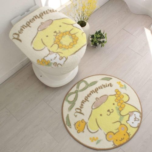 サンリオ ポムポムプリン フタカバー&トイレマット SB-620-S