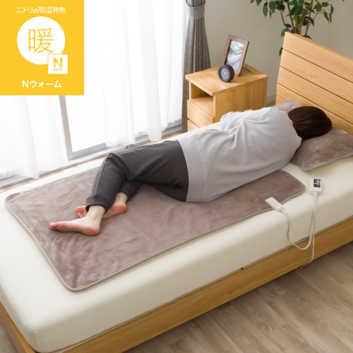 ニトリ(NITORI) 洗える 電気毛布 敷きタイプ Nウォーム NT-40 A2630