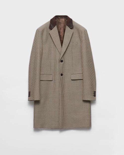 プラダ(PRADA) モヘアウール シングルブレスト コート